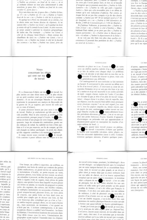 RREEL - Georges Perec, Human Algorithm